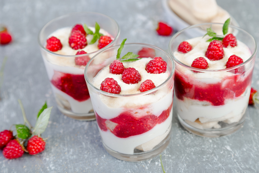 Trifle aux framboises