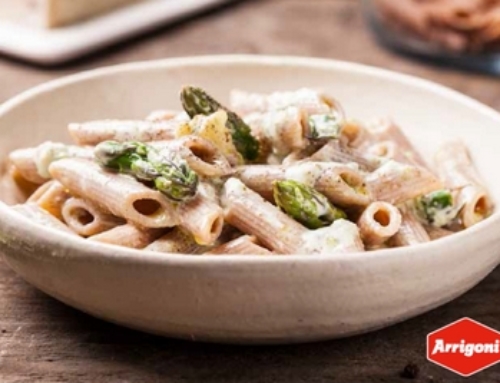 Penne gorgonzola et asperges